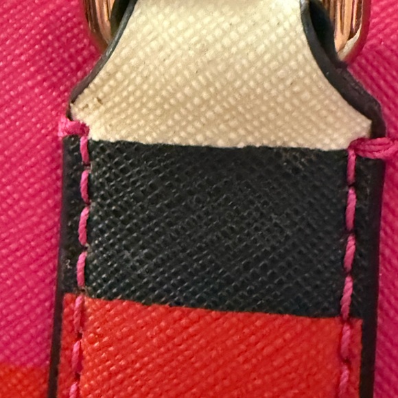 Kate Spade Multicolor Striped Tote and Matching Wallet EUC - Picture 5 of 15